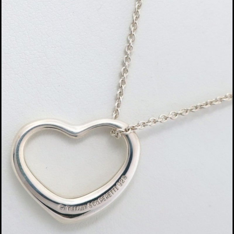 Tiffany & Co Open heart 中型心形墬飾項鍊-1