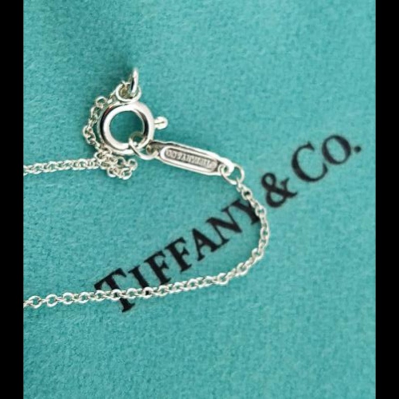 Tiffany & Co Open heart 中型心形墬飾項鍊-8