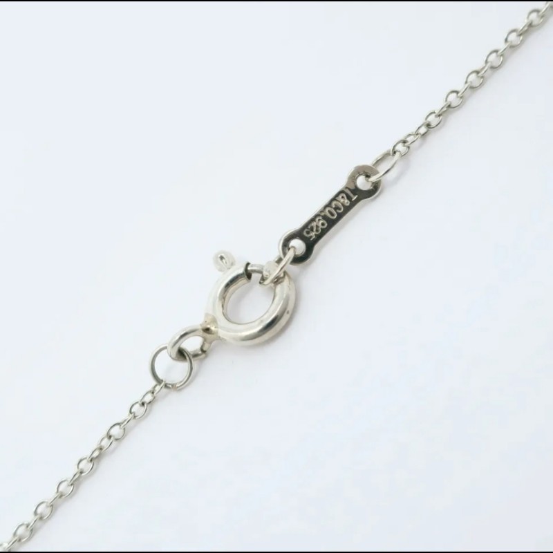 Tiffany & Co 織帶愛心項鍊-8