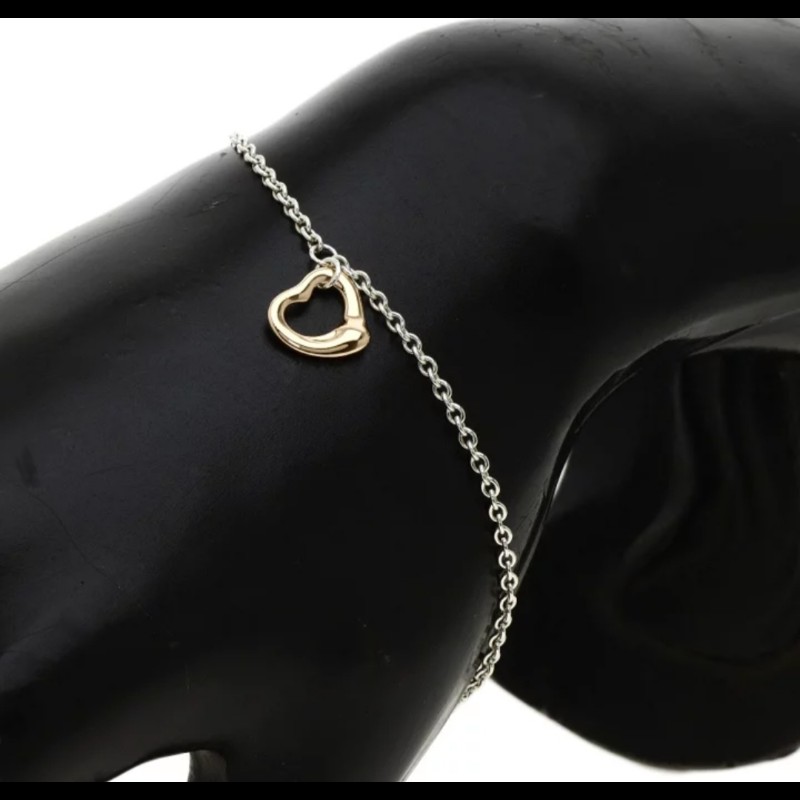 Tiffany & Co 18K金鏤空心形-0