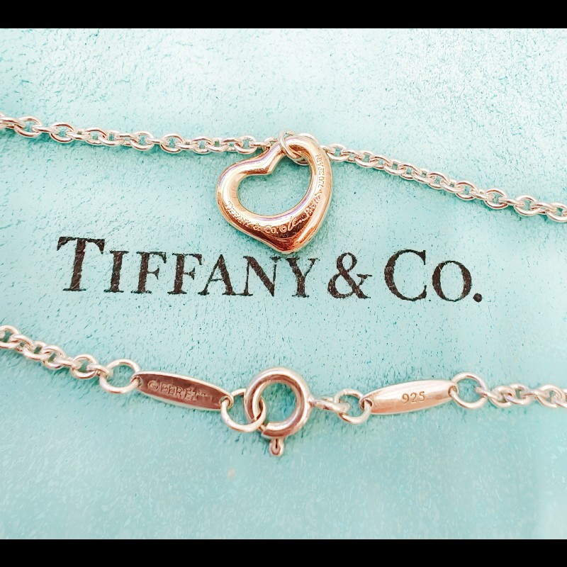 Tiffany & Co 18K金鏤空心形-8