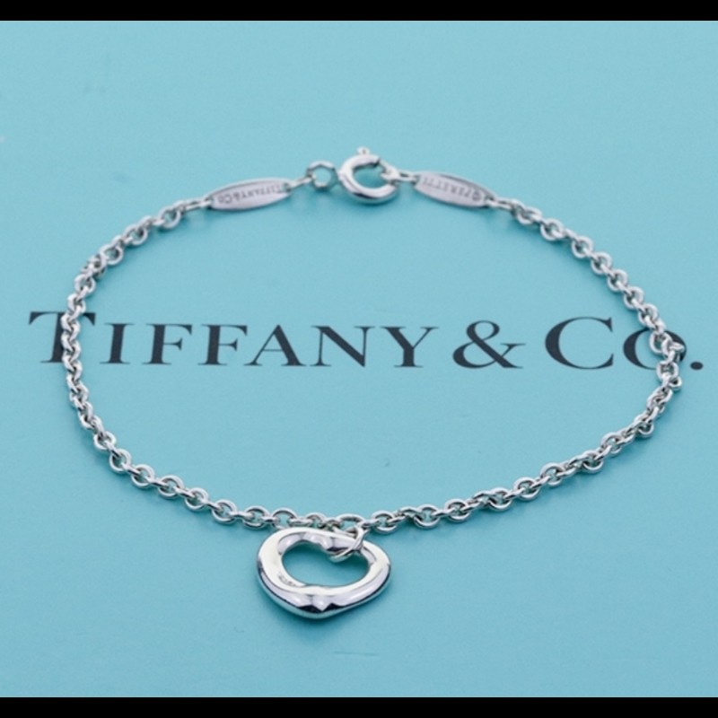 Tiffany & Co Open heart 愛心手鍊-6