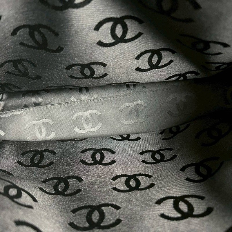 Chanel vintage 外縫線菱格紋手提包-11