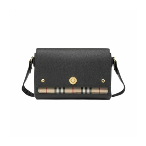 BURBERRY 皮革復古格紋肩斜背包 8021110