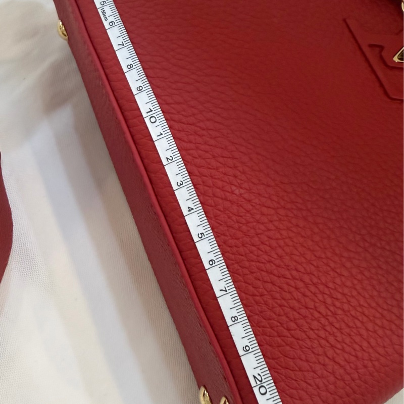 LV K00014 My Capucines 全皮革 紅色 兩用包-4