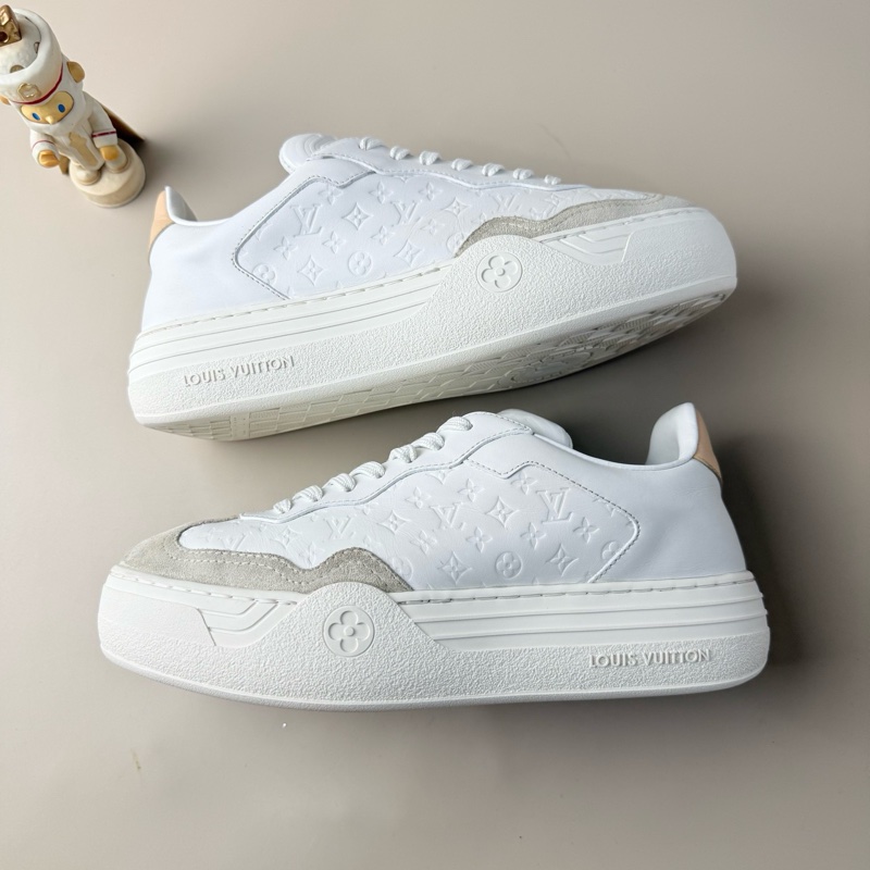 99新 LV/路易威登 老花滿印厚底雲朵鞋 37.5碼-4