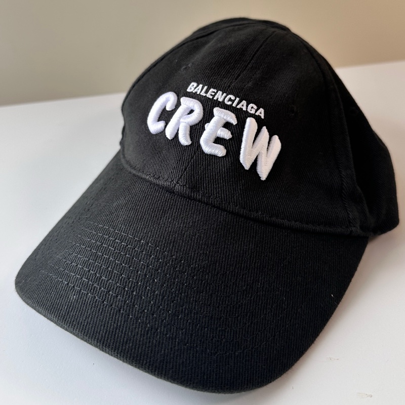 Balenciaga Crew 刺繡 經典老帽 棒球帽-1
