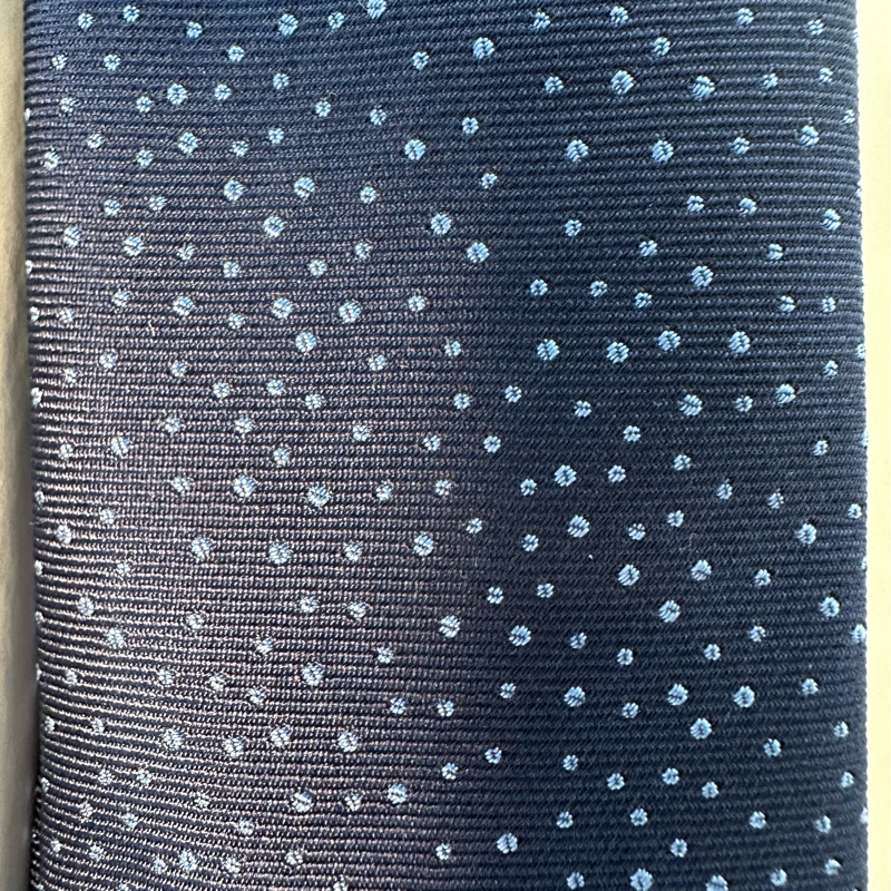 全新未使用 愛馬仕Hermes 領帶 藍色河馬圖騰-3