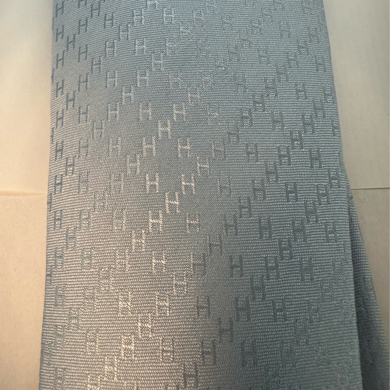 全新未使用 愛馬仕Hermes 領帶 H淡藍色-3