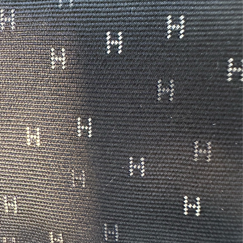 全新未使用 愛馬仕Hermes 領帶 H黑色-1