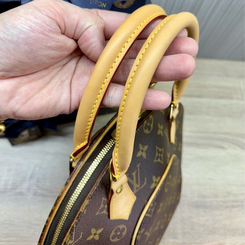 LV M51127 Ellipse PM 小款老花蚌殼包貝殼包手提包-8