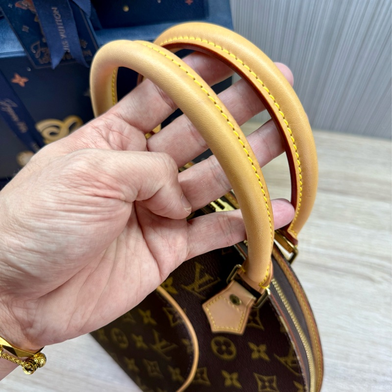 LV M51127 Ellipse PM 小款老花蚌殼包貝殼包手提包-9