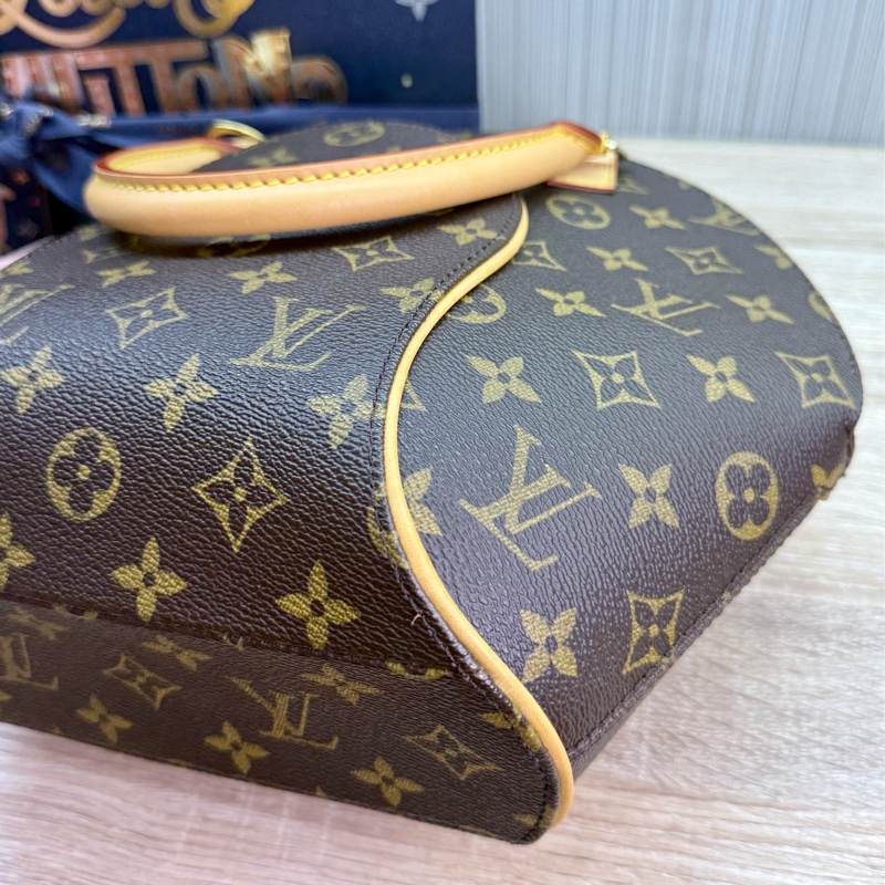 LV M51127 Ellipse PM 小款老花蚌殼包貝殼包手提包-13