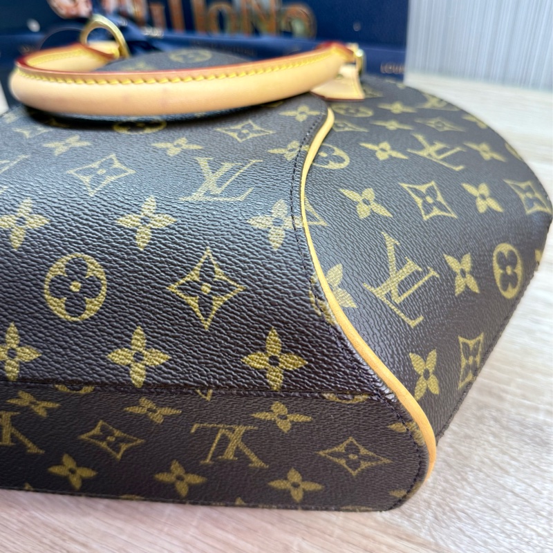LV M51127 Ellipse PM 小款老花蚌殼包貝殼包手提包-15