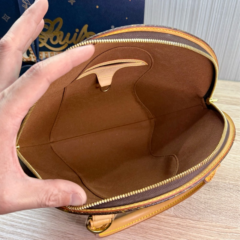 LV M51127 Ellipse PM 小款老花蚌殼包貝殼包手提包-16