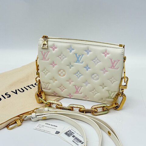 LV M22993 COUSSIN BB 水彩漸變 珐瑯釦鏈條