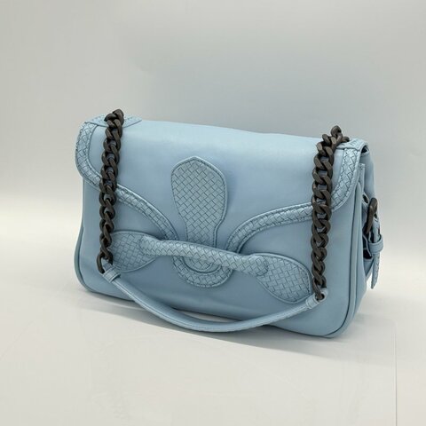 BV 寶寶藍 鏈條單肩包