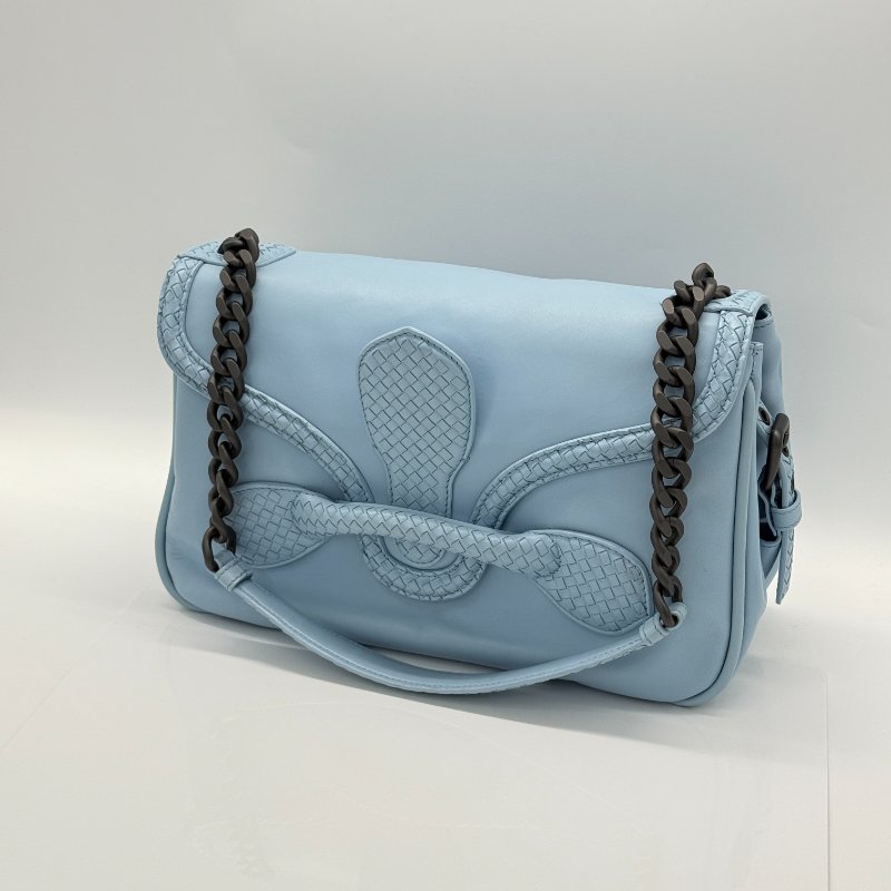 BV 寶寶藍 鏈條單肩包-0