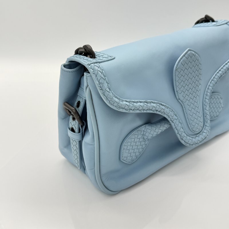 BV 寶寶藍 鏈條單肩包-3