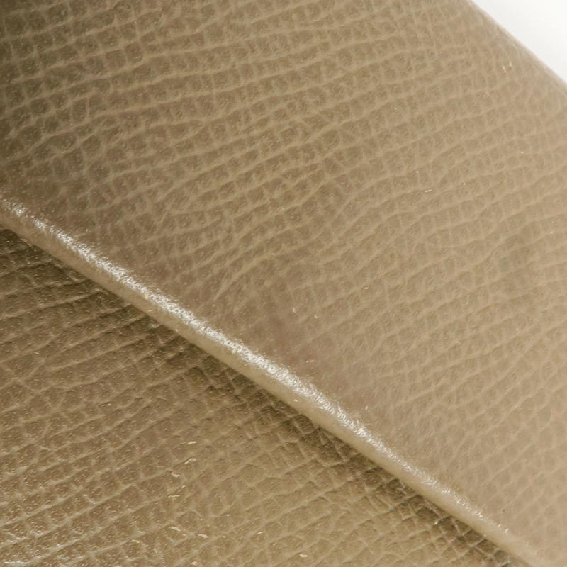 HERMES Epsom皮革Bastia Coin Case銀扣零錢包Etoupe-17