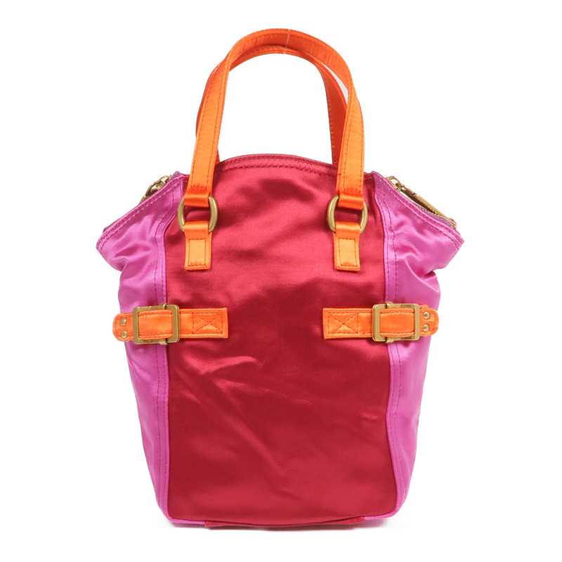 YVES SAINT LAURENT 布料Vintage Hand Bag金扣手挽袋-0