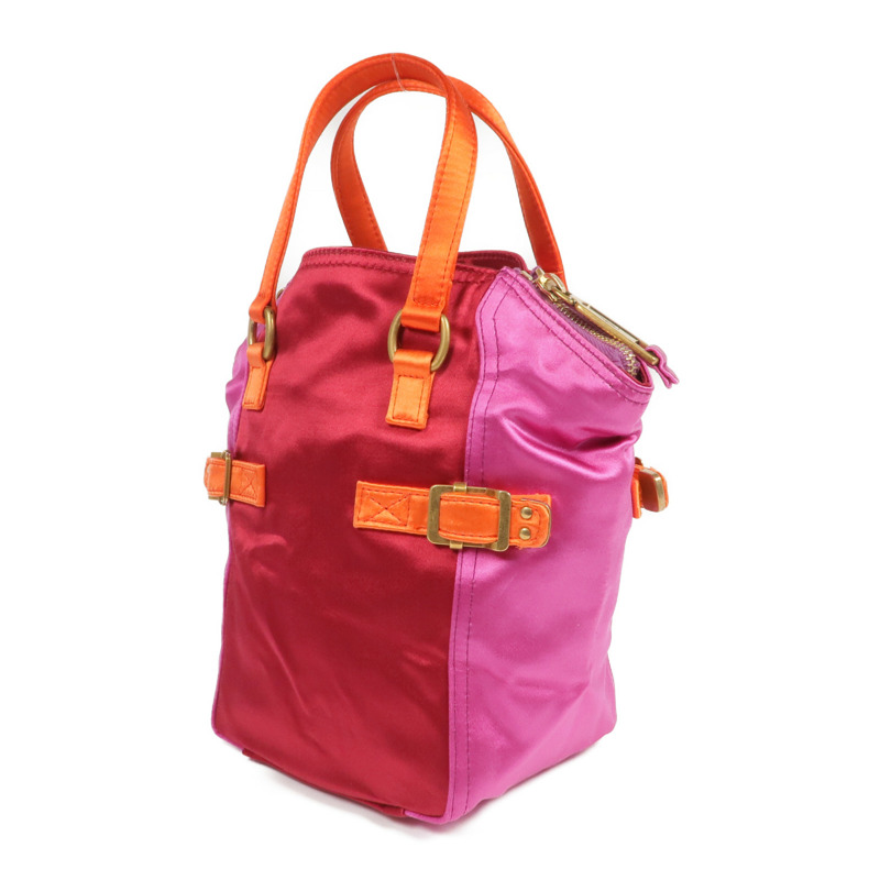 YVES SAINT LAURENT 布料Vintage Hand Bag金扣手挽袋-1