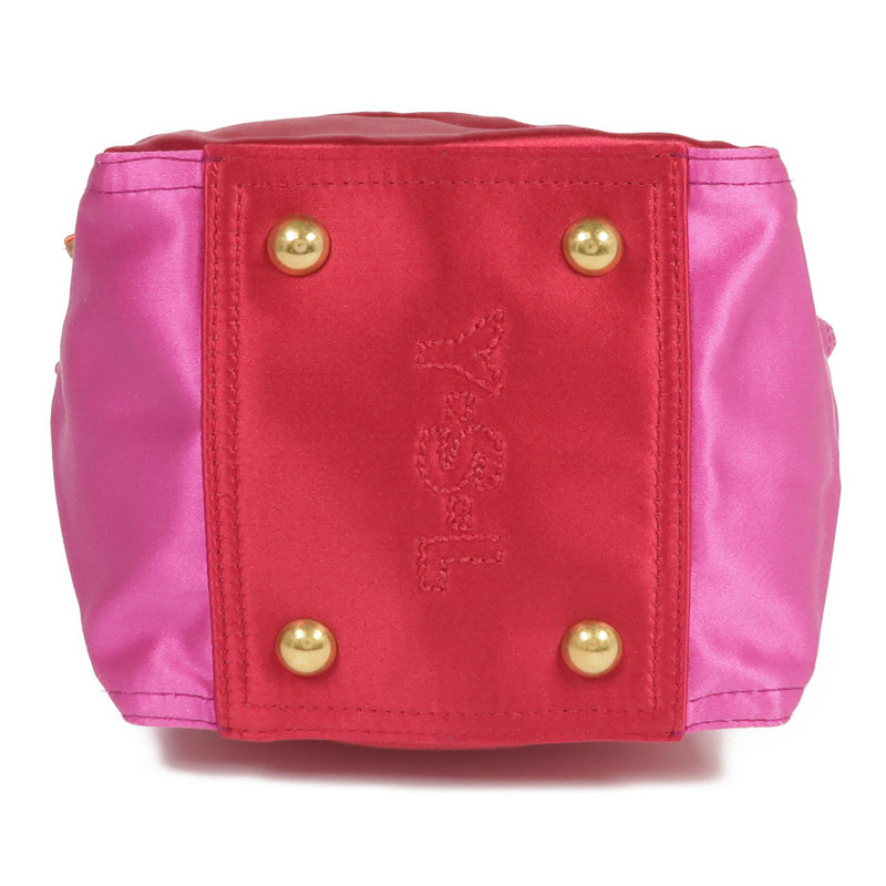 YVES SAINT LAURENT 布料Vintage Hand Bag金扣手挽袋-3