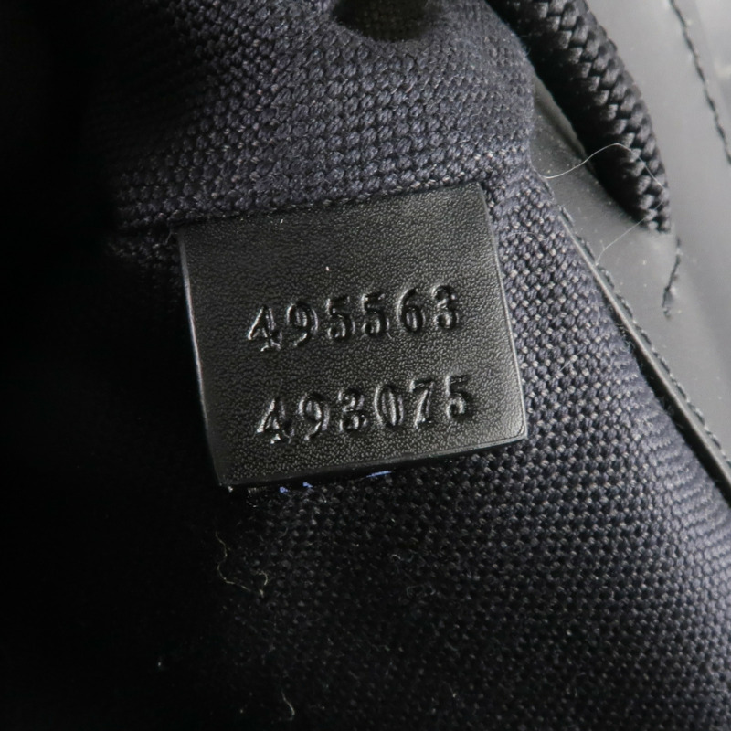 GUCCI 塗層帆布GG Supreme Backpack銀扣背包-6