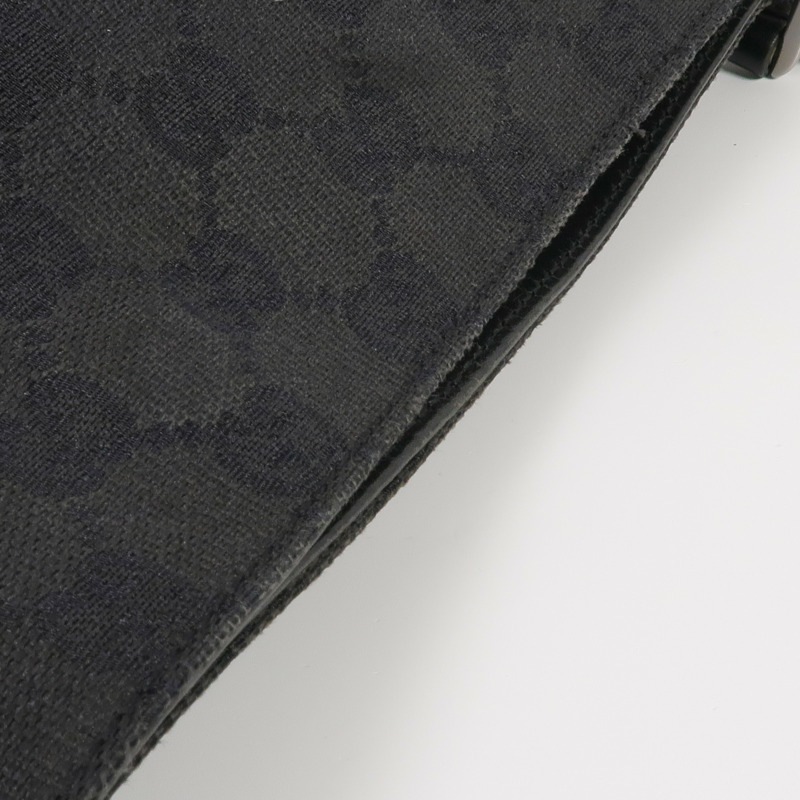 GUCCI 帆布Shoulder Bag銀扣肩背袋-16