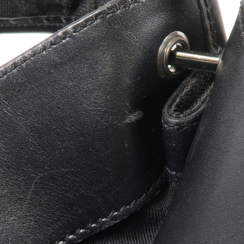 GUCCI 帆布Shoulder Bag銀扣肩背袋-19