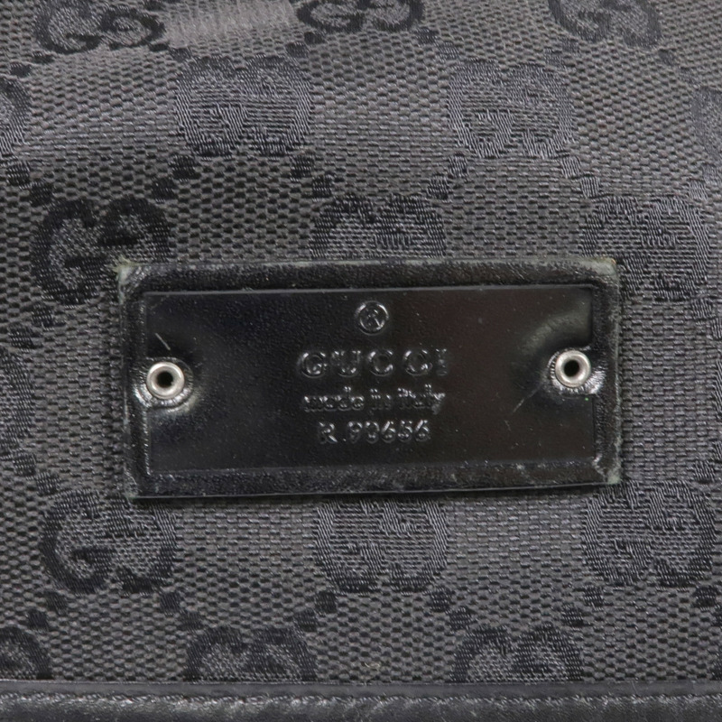 GUCCI 帆布Shoulder Bag銀扣肩背袋-20