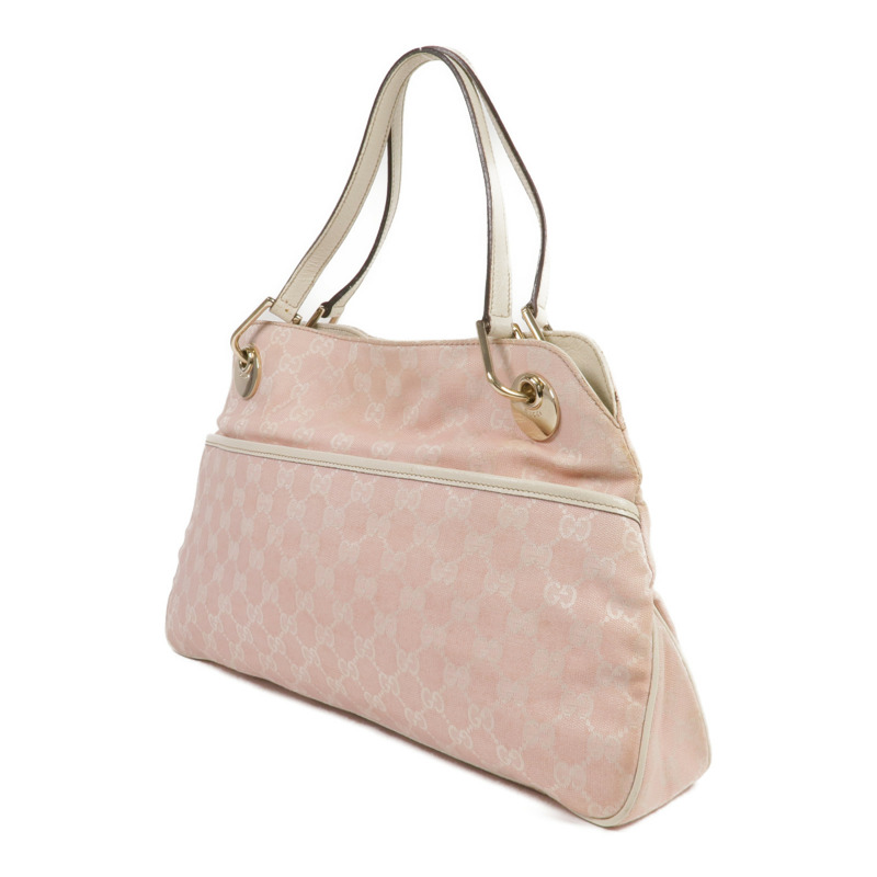 GUCCI 帆布Shoulder Bag金扣肩背袋-1