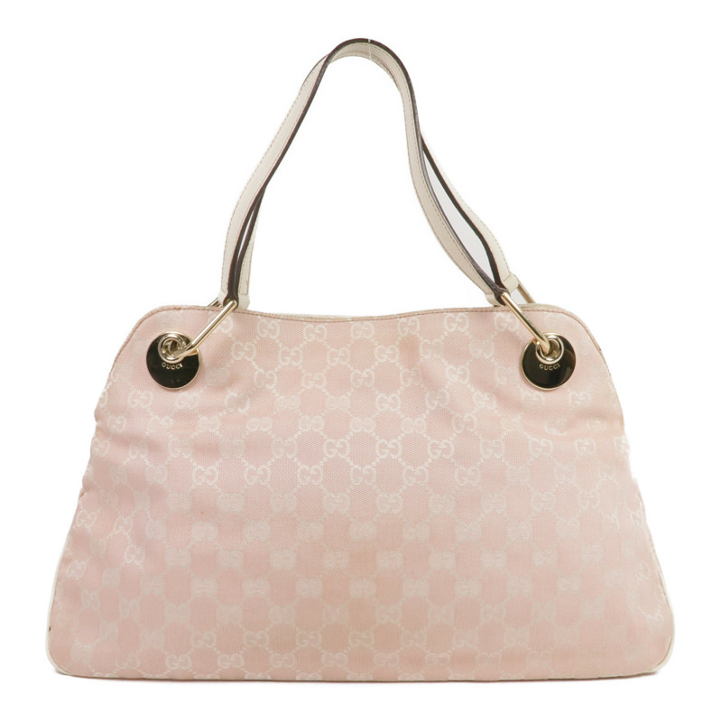 GUCCI 帆布Shoulder Bag金扣肩背袋-2