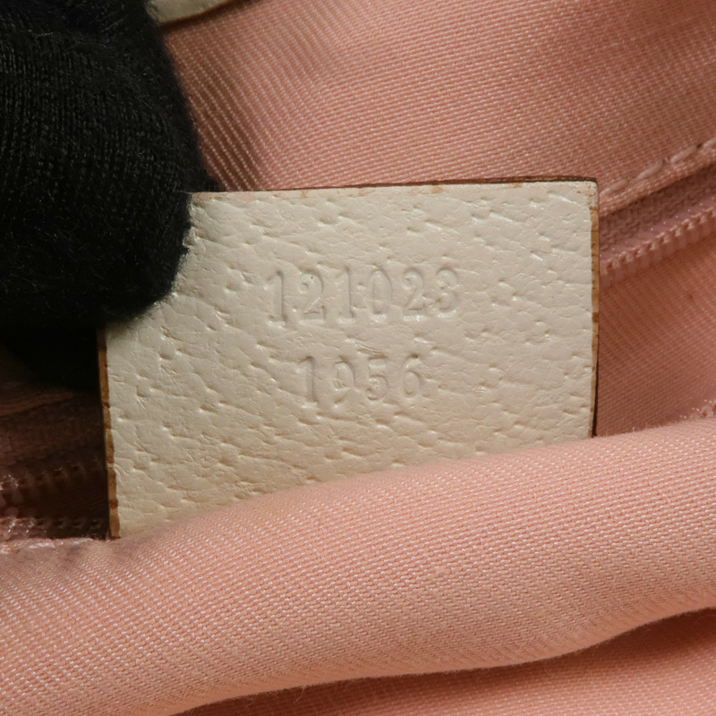 GUCCI 帆布Shoulder Bag金扣肩背袋-6