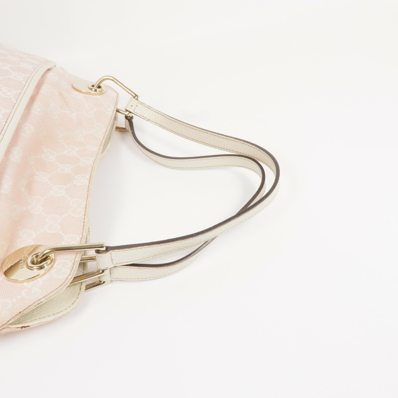 GUCCI 帆布Shoulder Bag金扣肩背袋-7