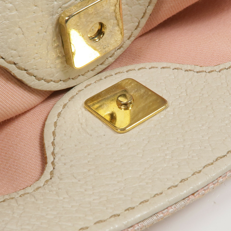 GUCCI 帆布Shoulder Bag金扣肩背袋-8