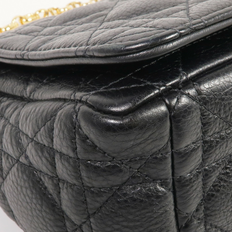 Dior 牛皮皮革Care Bag Medium金扣鏈帶肩背袋-11