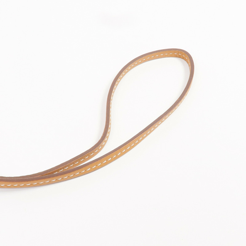 HERMES Swift/Butler皮革Paddock Bombe銀扣掛飾-6