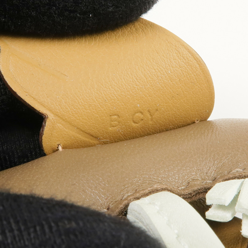 HERMES Milo皮革/Swift皮革Rodeo Pegase PM Charm掛飾Etoupe-5