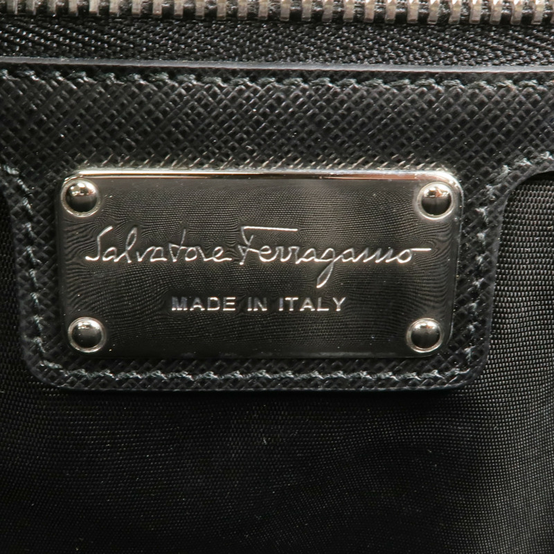 Salvatore Ferragamo 牛皮皮革Shoulder Bag銀扣鏈帶肩背袋-5