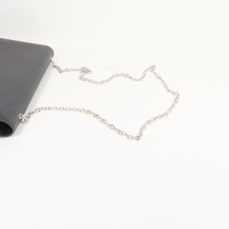 Salvatore Ferragamo 牛皮皮革Shoulder Bag銀扣鏈帶肩背袋-7