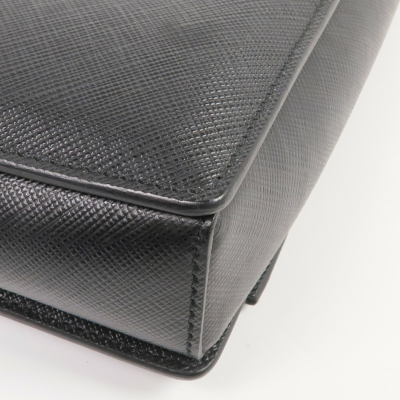 Salvatore Ferragamo 牛皮皮革Shoulder Bag銀扣鏈帶肩背袋-12