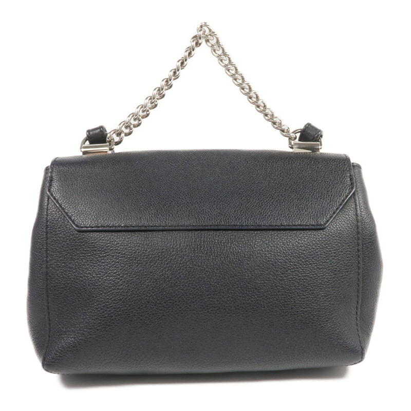 LOUIS VUITTON 牛皮皮革Lockme II BB銀扣手挽肩背兩用袋-2