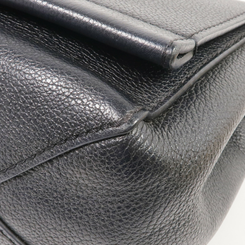 LOUIS VUITTON 牛皮皮革Lockme II BB銀扣手挽肩背兩用袋-8