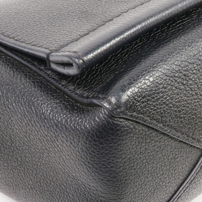 LOUIS VUITTON 牛皮皮革Lockme II BB銀扣手挽肩背兩用袋-9