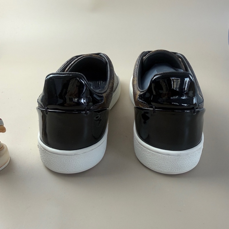 99新LV/路易威登 老花滿印系帶休閒鞋 36.5碼 品相完美-2