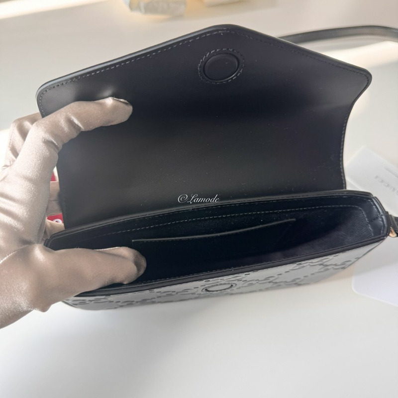 GUCCI GG 超迷你肩背包 黑色 772794 AADLO 1000-2