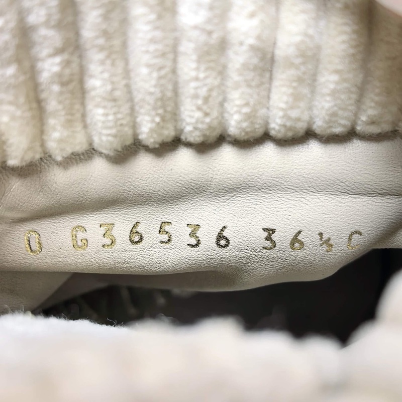 Chanel /香奈兒 麂皮淺駝色拼皮短靴 尺碼:36.5碼 98新-4