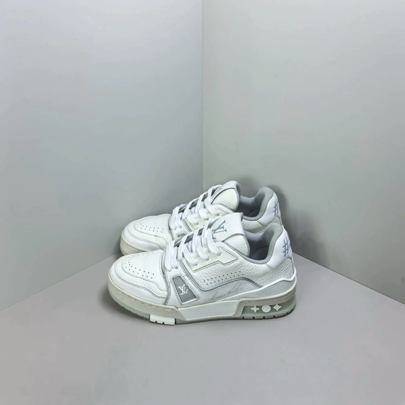LOUIS VUITTON Trainer 牛皮白水泥 尺碼:35.5碼 98成新-0