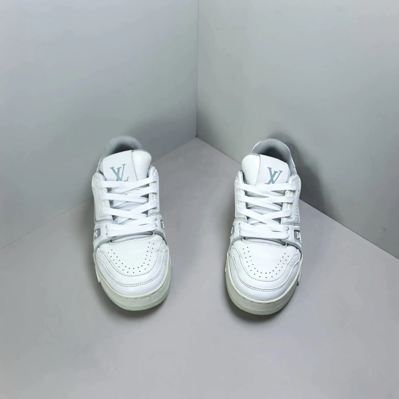LOUIS VUITTON Trainer 牛皮白水泥 尺碼:35.5碼 98成新-1
